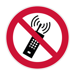 Verbodsticker Mobiele telefoon verboden (P013) - Verbodstickers