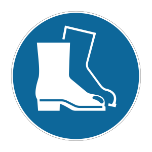 Gebodsticker Veiligheidsschoenen verplicht (M008) - Gebodstickers