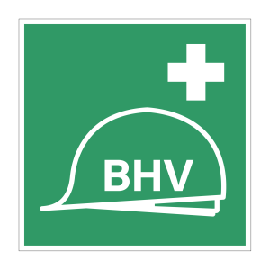 Eerste hulp sticker BHV helm (BHVhelm) - Eerste hulp stickers