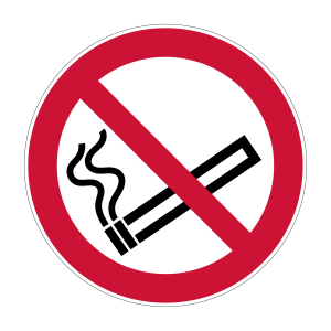 Verbodsticker Verboden te roken (P002)