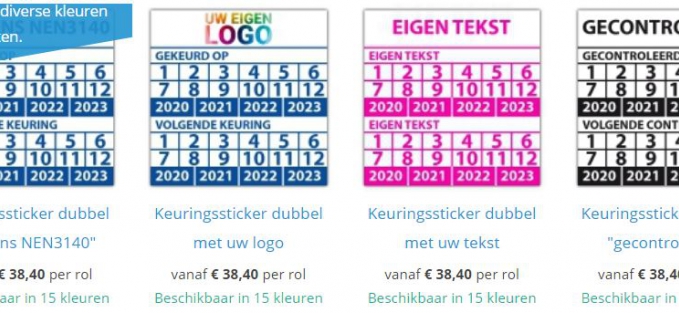 Nieuw model; Dubbele keuringsdatum
