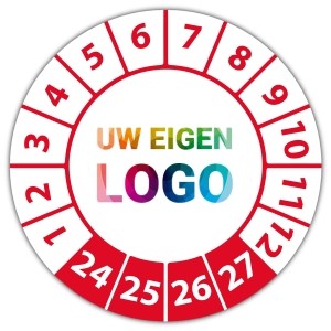 Keuringssticker met uw logo - CV ketel stickers