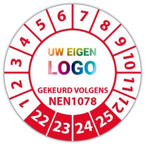 Keuringssticker gekeurd volgens NEN 1078 -  logo