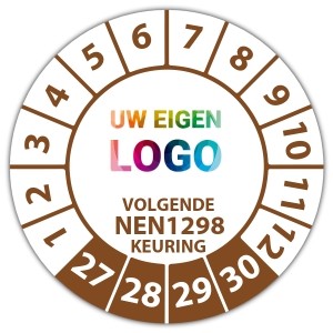 Keuringssticker volgende NEN 1298 keuring - Keuringsstickers High Tack logo