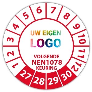 Keuringssticker volgende NEN 1078 keuring - Keuringsstickers High Tack logo