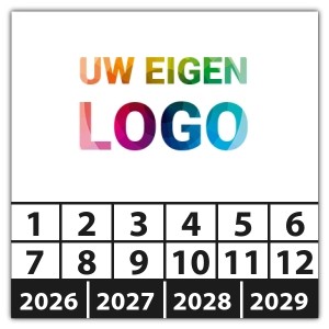 Keuringssticker met uw logo - Keuringsstickers met uw logo