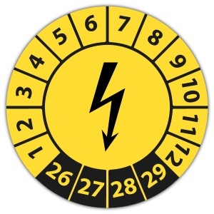 Keuringssticker Elektrische keuringen - Keuringsstickers op rol