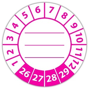 Keuringssticker beschrijfbaar - Keuringsstickers op rol