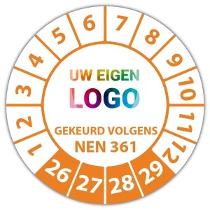 Keuringssticker gekeurd volgens NEN 361 - Keuringsstickers NEN-normen logo