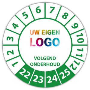 Keuringssticker volgend onderhoud - CV ketel stickers logo