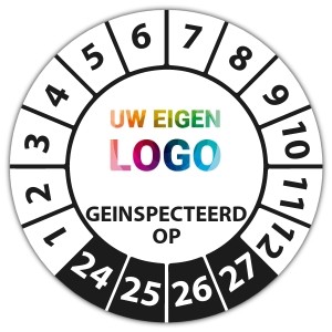 Keuringssticker Ultra Destructable geinspecteerd op op vel - Keuringsstickers rechthoek logo