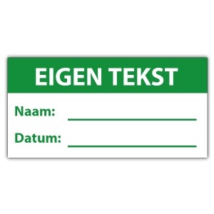 Keuringssticker Ultra Destructable beschrijfbaar - Keuringsstickers Ultra Destructable