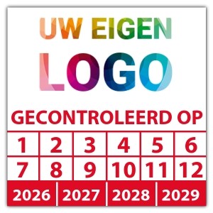Keuringssticker gecontroleerd op - Controlestickers logo