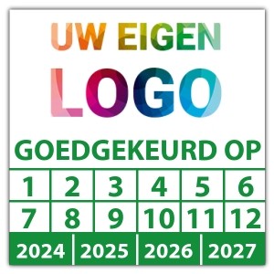 Keuringssticker goedgekeurd op - Goedgekeurd stickers logo