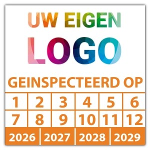 Keuringssticker geinspecteerd op - Keuringsstickers op rol logo
