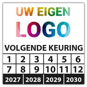 Keuringssticker volgende keuring - Algemene keuringsstickers logo