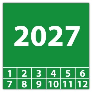 Keuringssticker algemeen - Keuringsstickers 2027