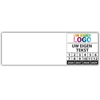 Kabelkeuringssticker met uw logo en tekst - Kabelkeuringsstickers
