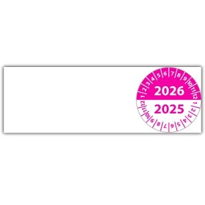 Kabelkeuringssticker dubbel jaartal