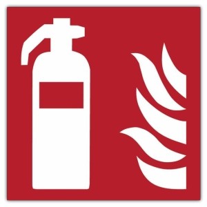 Pictogramsticker Brandblusser (ISO 7010) - REOB sticker