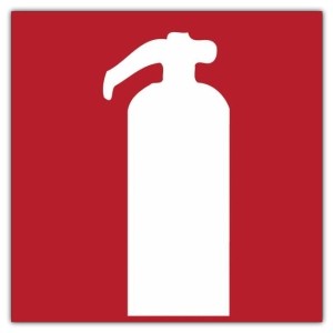 Pictogramsticker Brandblusser - REOB sticker