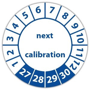 Keuringssticker next calibration - Algemene keuringsstickers