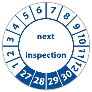 Keuringssticker next inspection - Algemene keuringsstickers