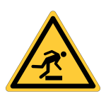 Waarschuwingssticker Struikelgevaar (W007)