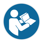 Gebodsticker Gebruiksaanwijzing (M002)