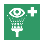 Eerste hulp sticker Oogdouche (E011)