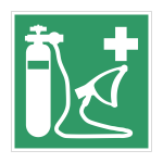 Eerste hulp sticker Zuurstof (E028)