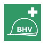 Eerste hulp sticker BHV helm (BHVhelm)