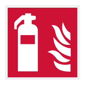 Brandpreventie sticker Brandblusser (F001)