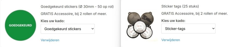 Meer keuze: ons assortiment gratis cadeaus is uitgebreid