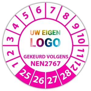 Keuringssticker gekeurd volgens NEN 2767 -  logo