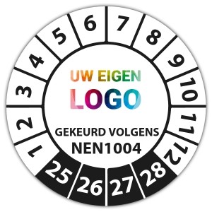 Keuringssticker Ultra Destructable gekeurd volgens NEN 1004 -  logo