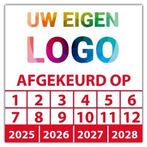 Keuringssticker afgekeurd op -  logo
