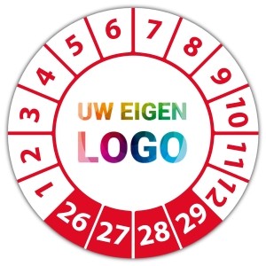 Keuringssticker met uw logo