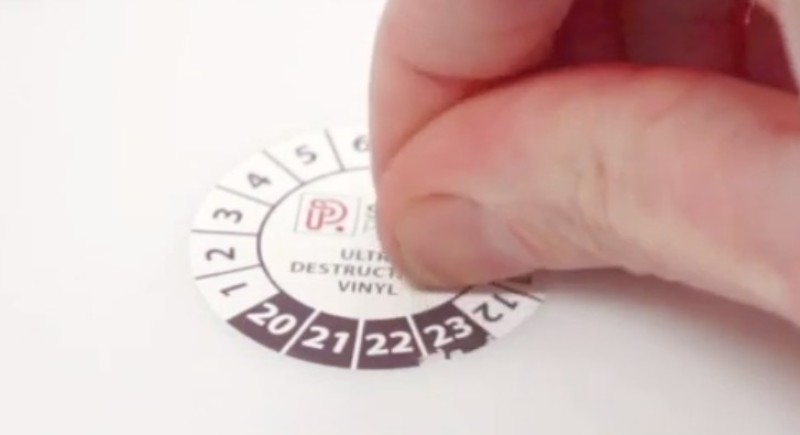 Nieuw in ons assortiment: Ultra Destructable keuringsstickers