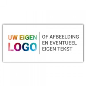 Logo sticker - Rechthoek