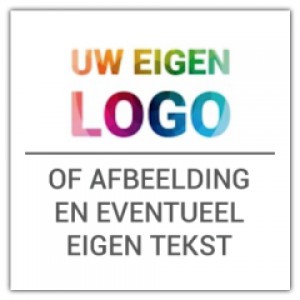 Logo sticker - Vierkant