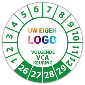 Keuringssticker Ultra Destructable volgende VCA keuring -  logo