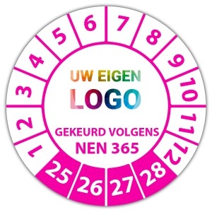 Keuringssticker gekeurd volgens NEN 365 -  logo
