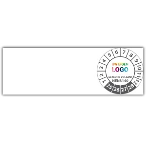 Kabelkeuringssticker gekeurd volgens NEN 3140 -  logo